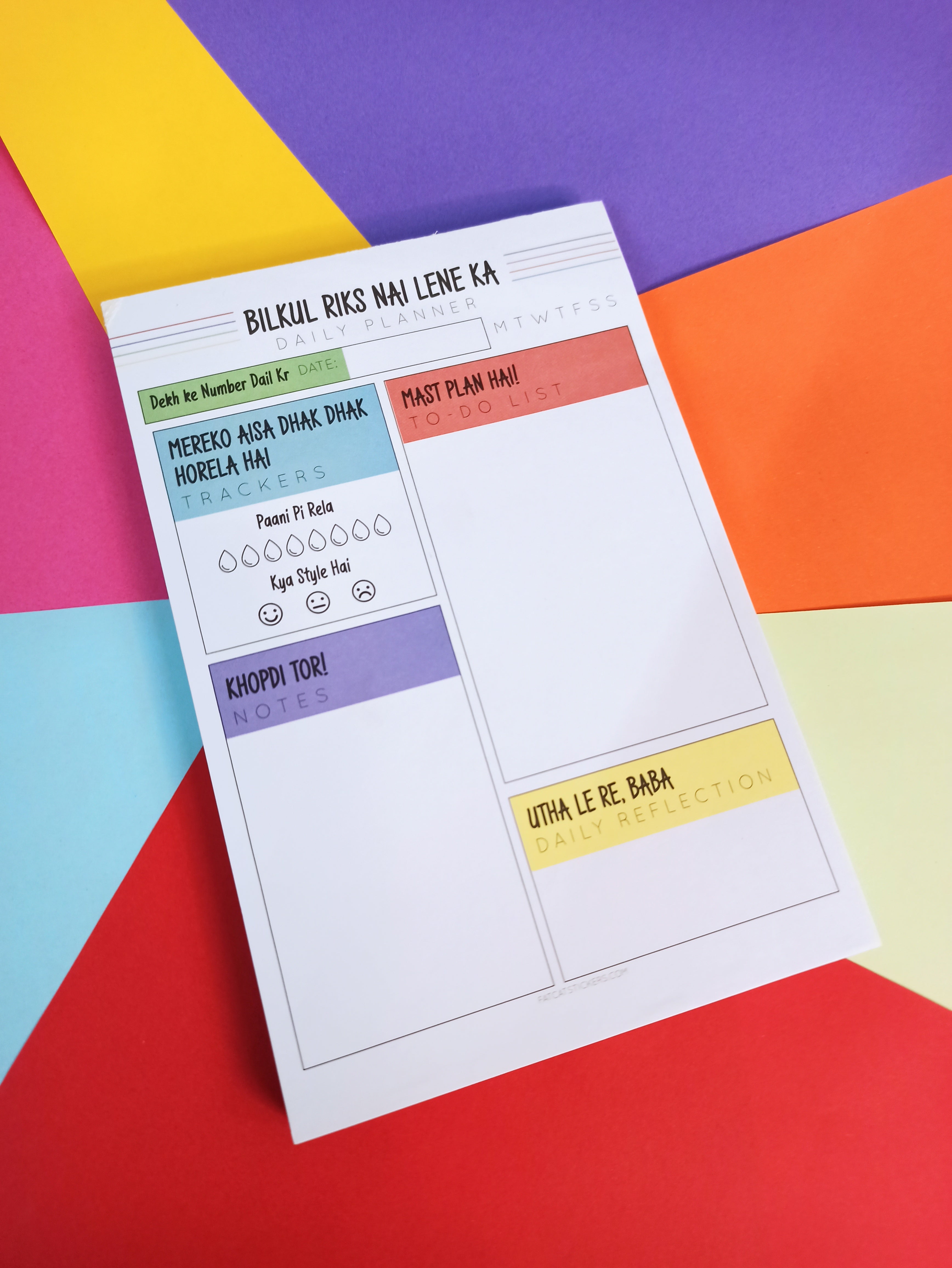 Bilkul Riks - Daily Planner