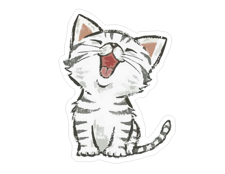 Yawn Cat